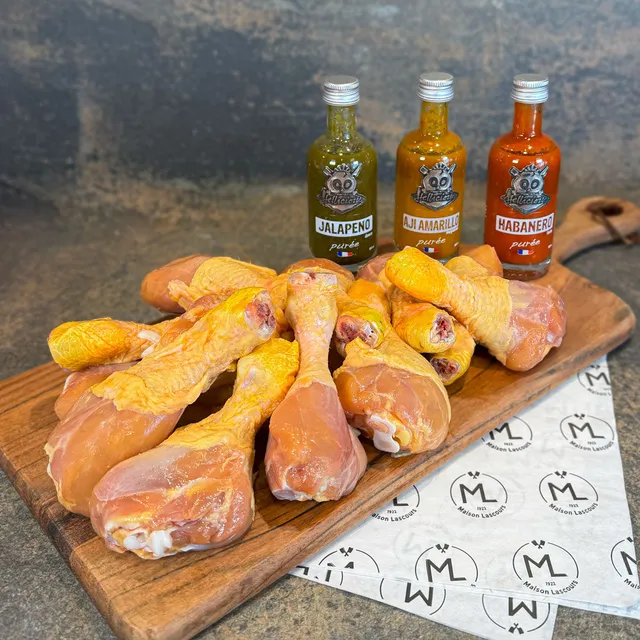 Maison Lascours Coffret Dégustation Pimentée poulet 12 pilons