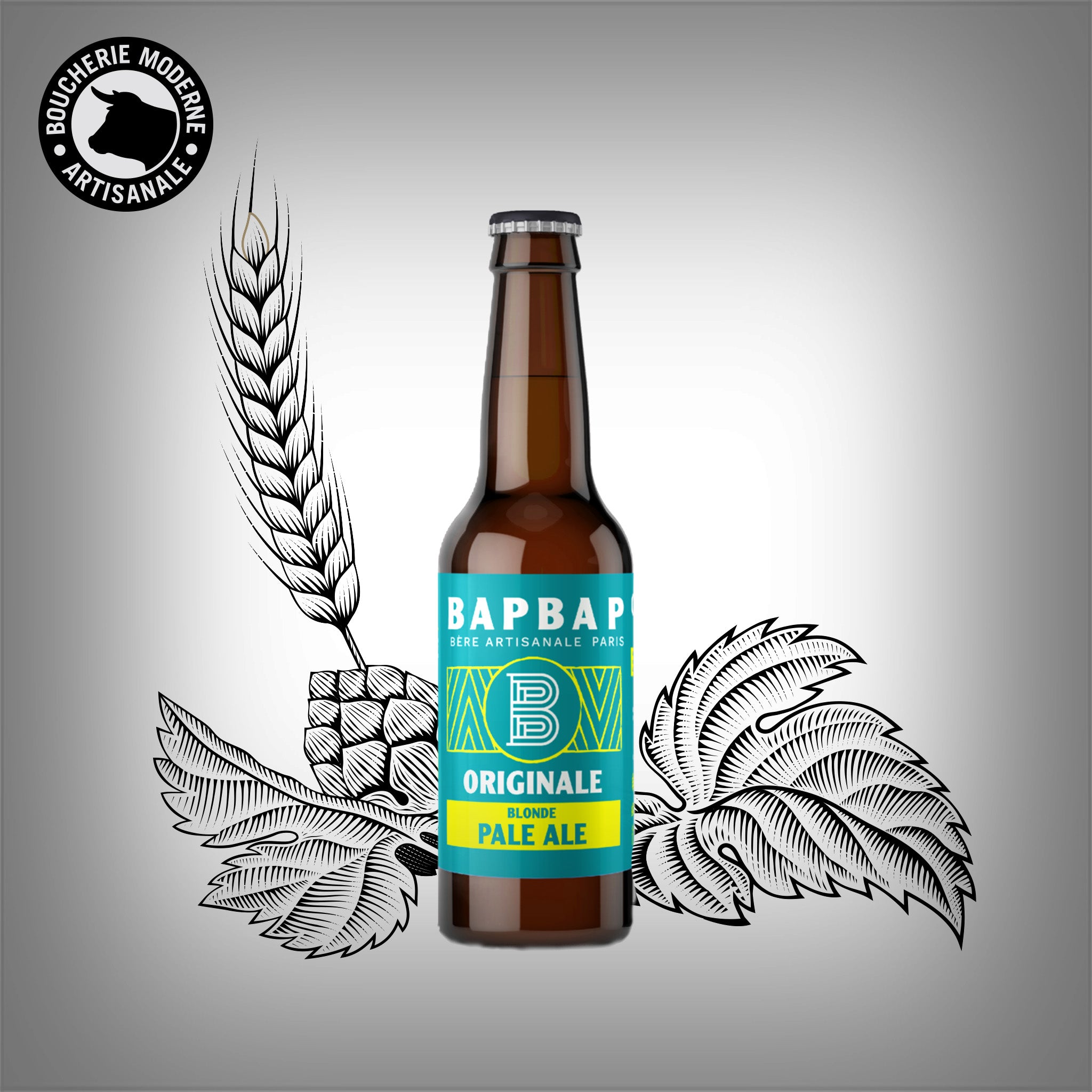 Boucherie Moderne BAPBAP Originale Blonde Bière 33CL agrumes