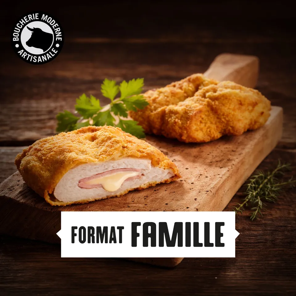 Boucherie Moderne Cordons Bleus poulet 15 pièces jambon