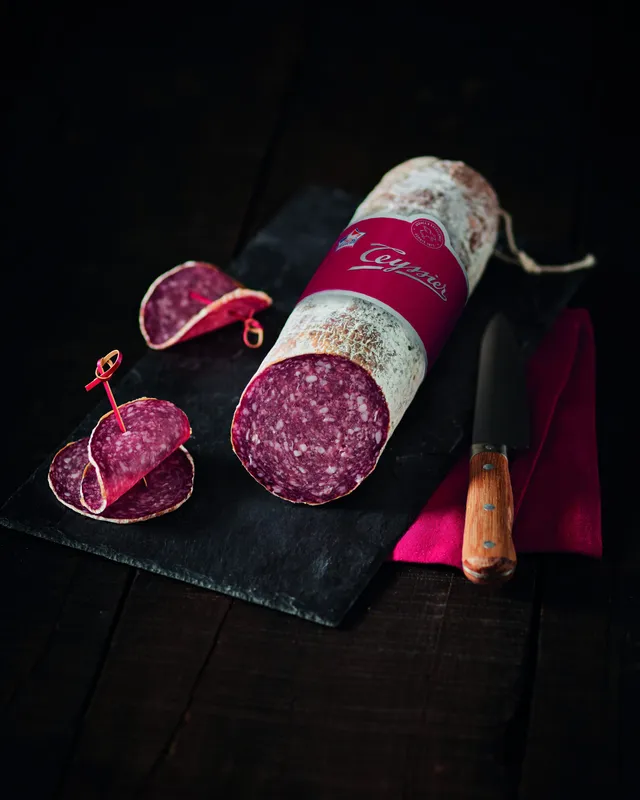 Teyssier Les saucissons authentiques Chaudin saucisson ardéchois terroir
