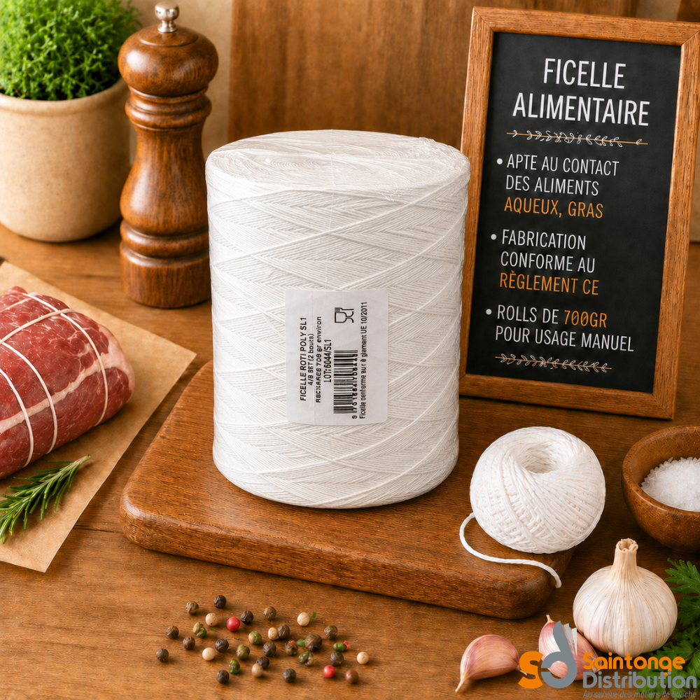 Saintonge Consommables Ficelle 2 brins ficelle rôti dévidage extérieur