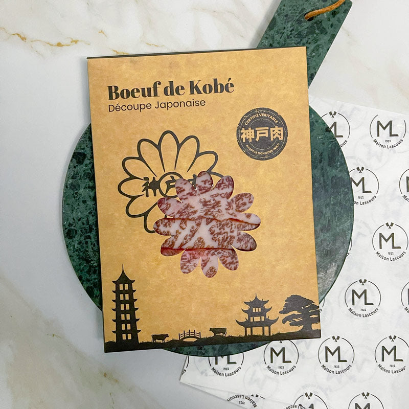 Maison Lascours Bœuf de Kobé découpe Japonaise 100g