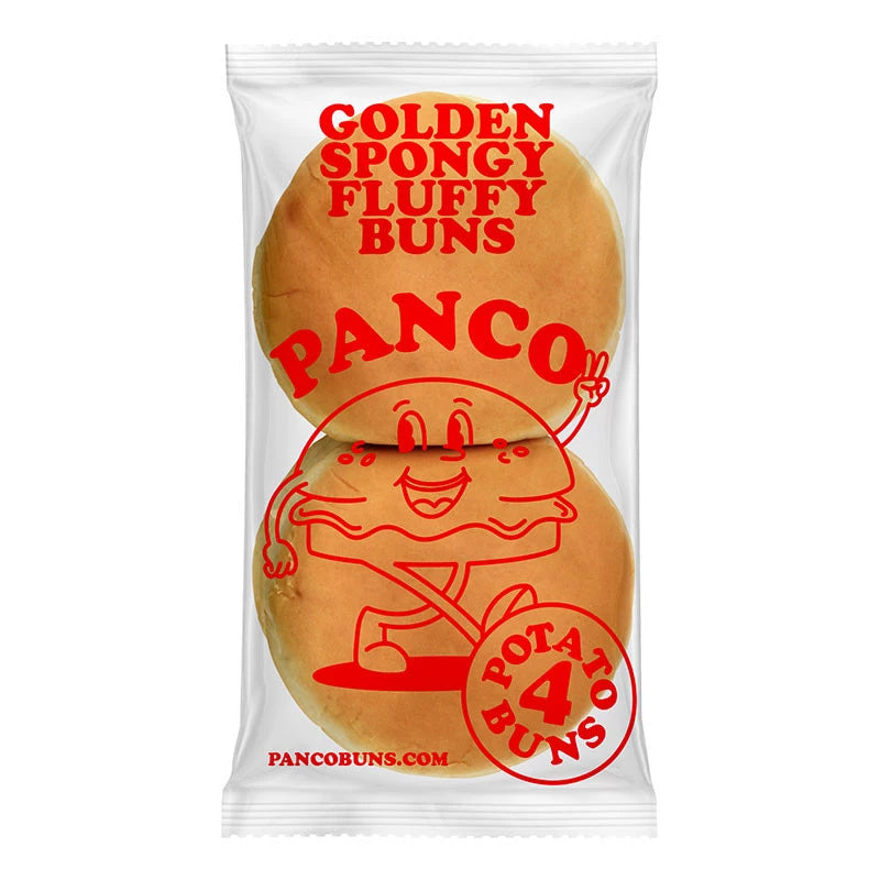 Maison Lascours Pain spécial burger 4 x 80 g brioché