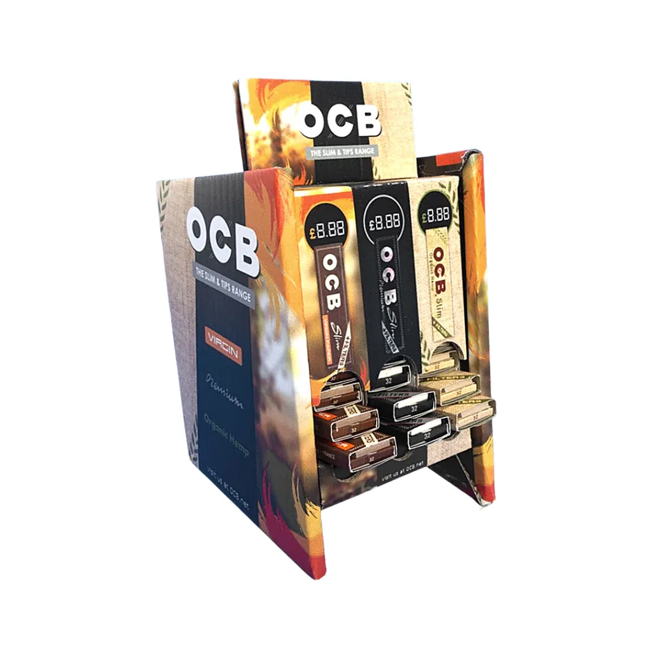 OCB Slim Tips coffret feuille à rouler assortiment 30 paquets