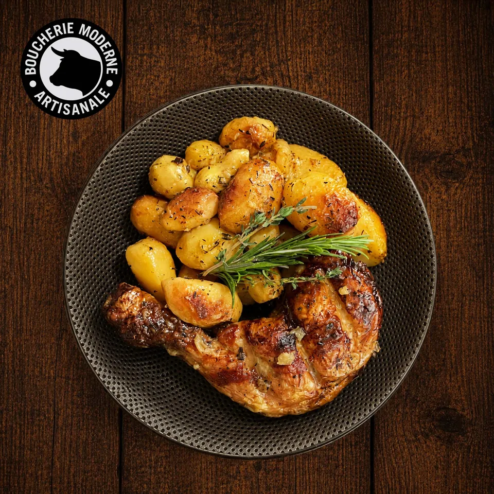 Boucherie Moderne quart de poulet rôti pommes de terre 1 pièce
