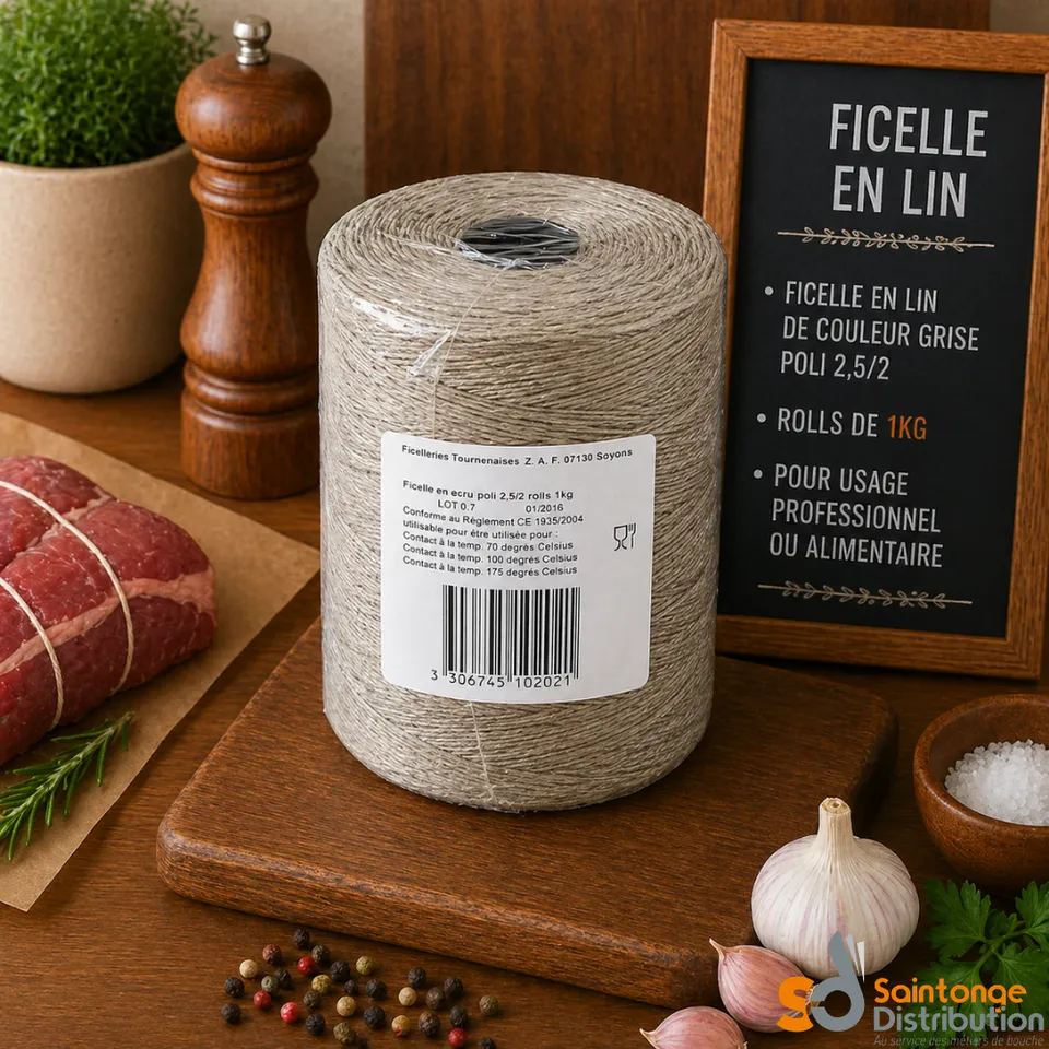 Saintonge Consommables Ficelle Lin ficelle grise rôtis