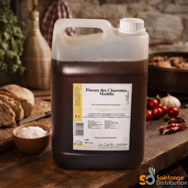 Saintonge Consommables Pineau Modifié 17% vin aromatique 5 L