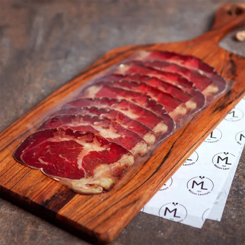 Maison Lascours Cecina de León charcuterie bœuf 100g fumée