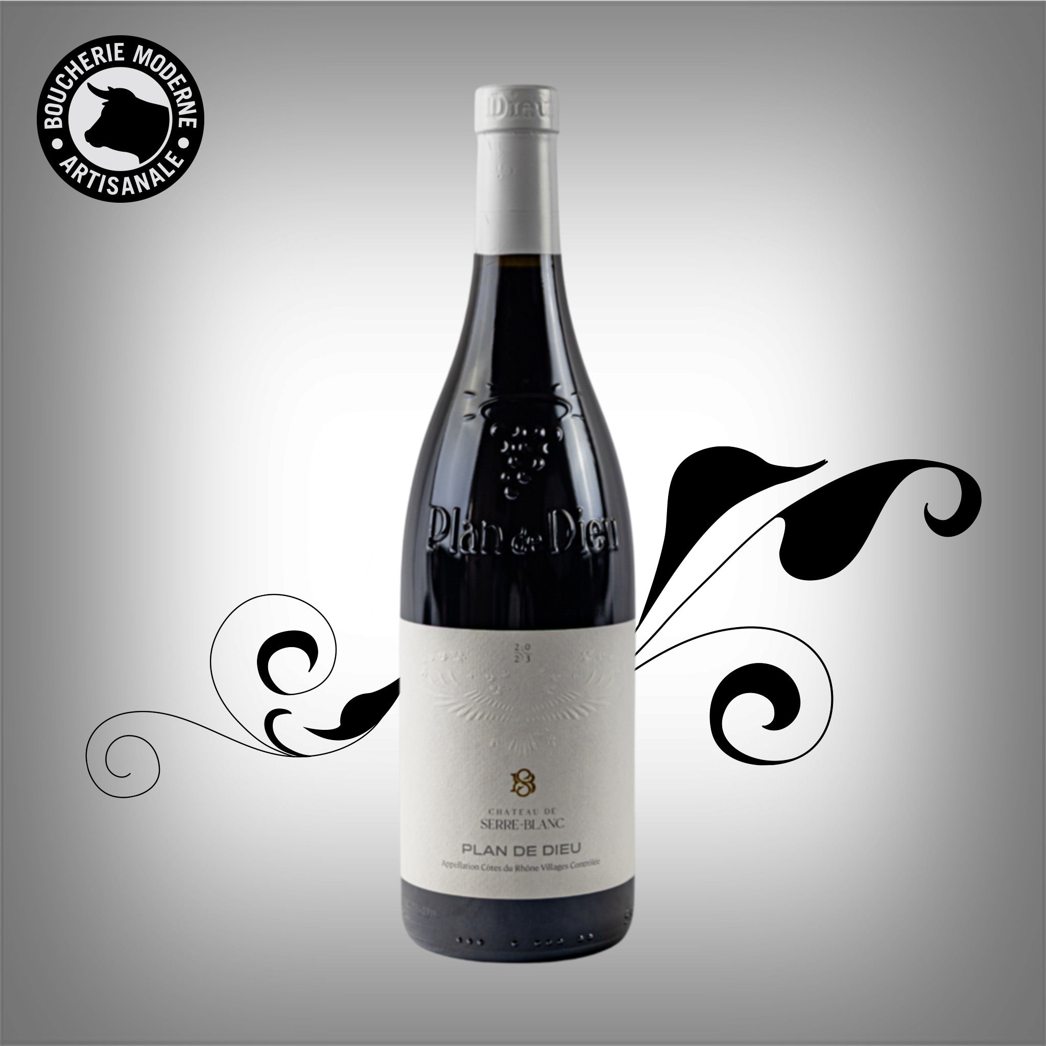 Boucherie Moderne Vin Château Serre-Blanc rouge 75cl charnu