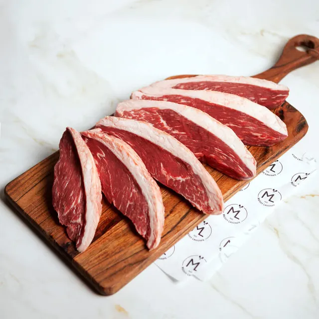 Maison Lascours Bœuf Black Angus picanha tranchée 500g barbecue