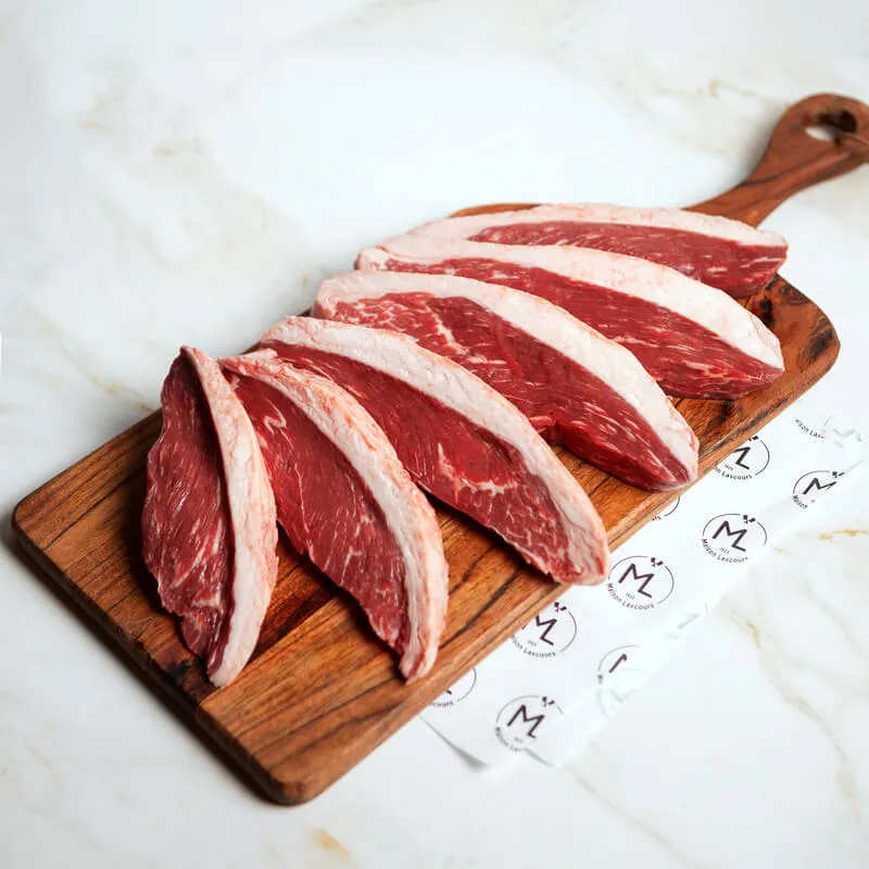 Maison Lascours Bœuf Black Angus picanha tranchée 500g barbecue
