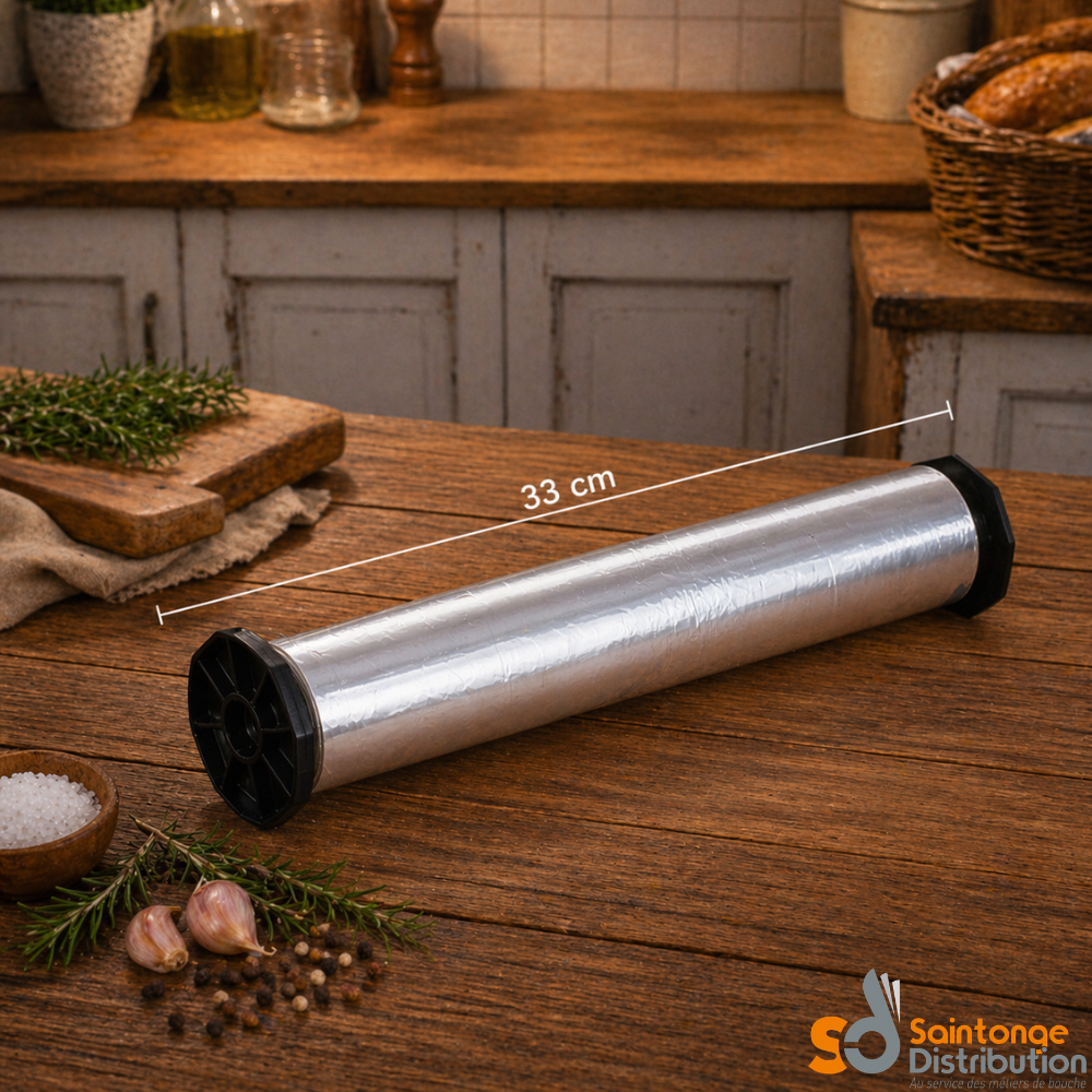Saintonge Emballages recharge rouleau aluminium 200 m pro