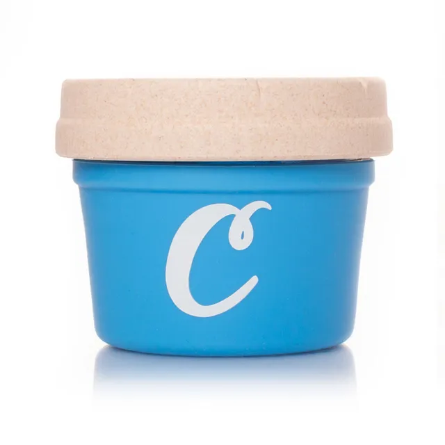 Smo King Storage & Bumpboxx pot verre Cookies 4oz bleu RE:Stash