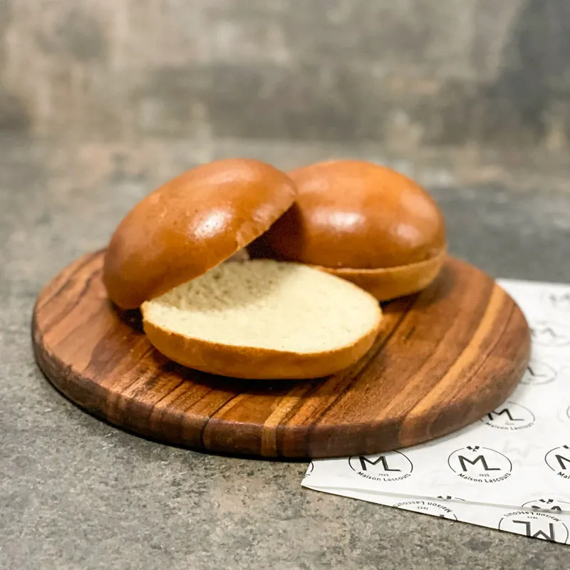 Maison Lascours Pain spécial burger 4 x 80 g brioché