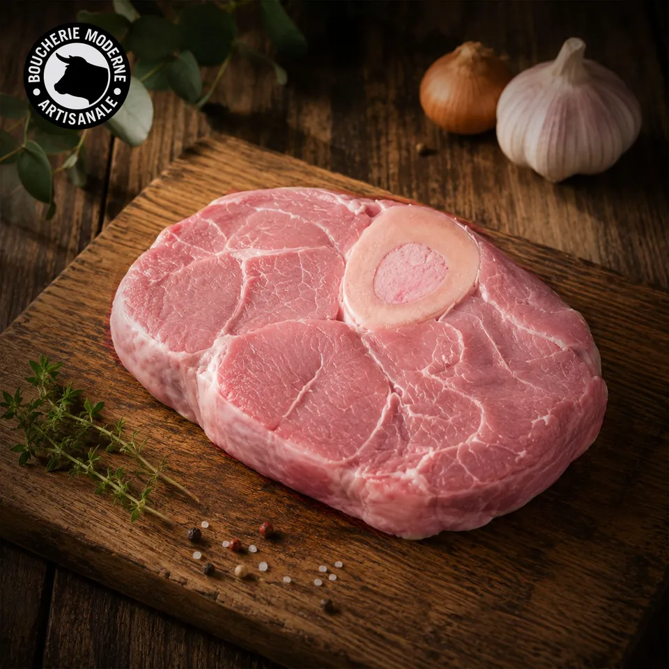 Boucherie Moderne Veau Jarret Osso Buco viande 300g os à moelle