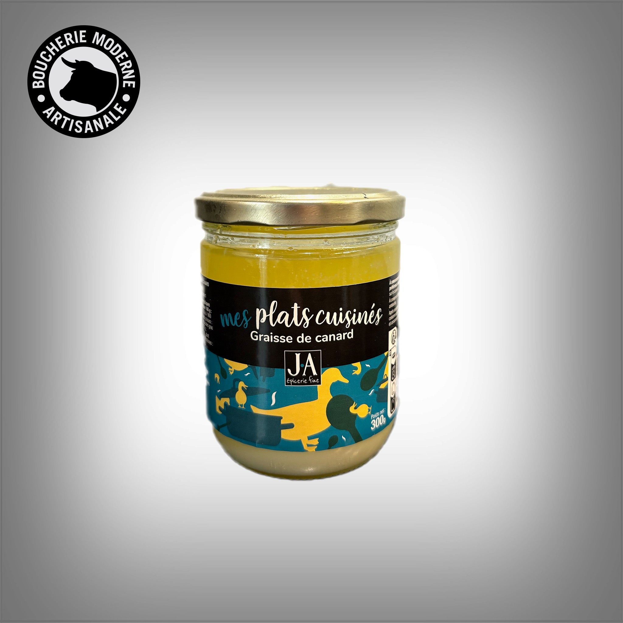Boucherie Moderne ÉPICERIE Graisse de canard épicerie 300g cuisson