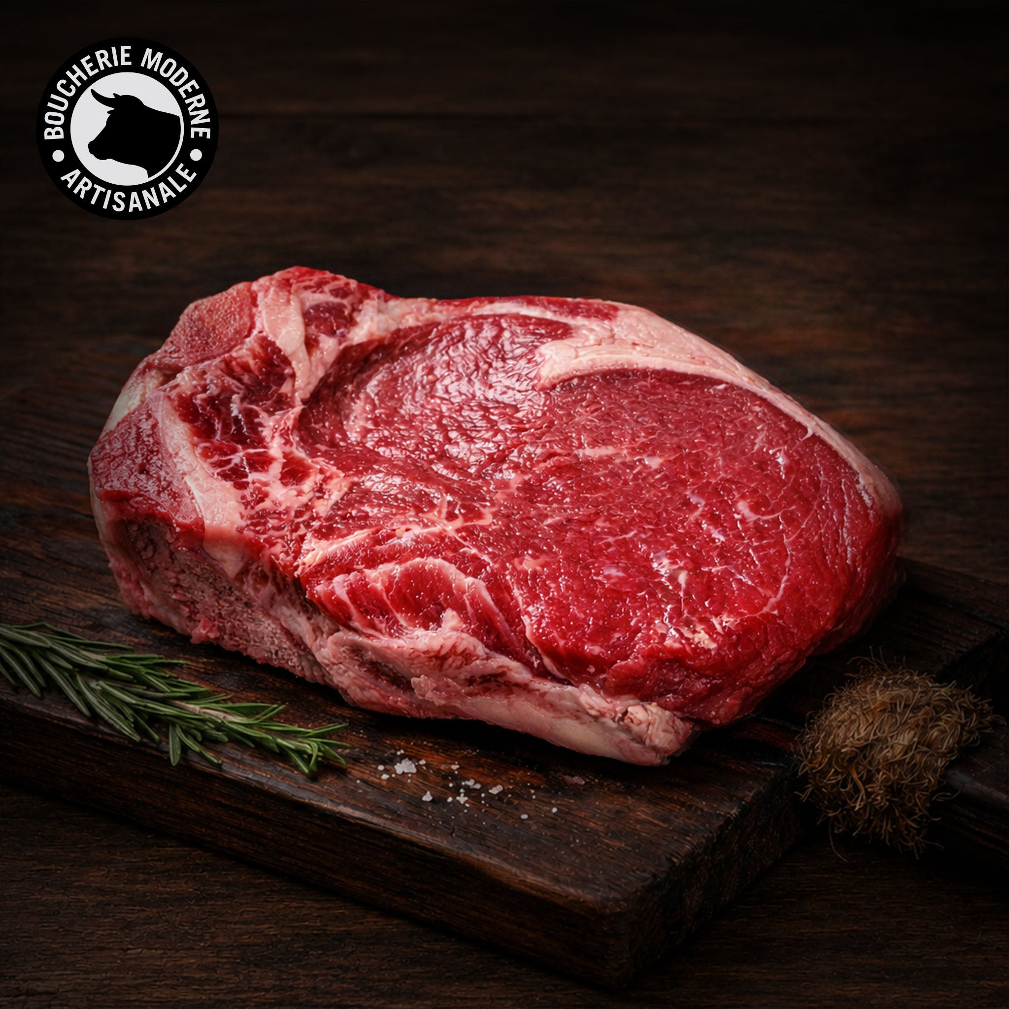 Boucherie Moderne BŒUF L-Bone Pie Noir maturé viande 600g os