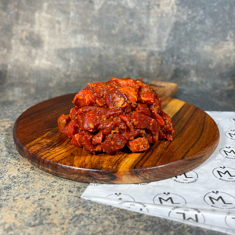 Émincé de Bœuf Échalote Maison Lascours viande 1 x 300g
