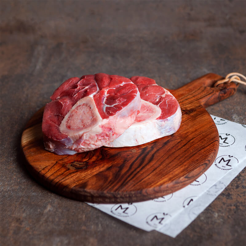 Maison Lascours Viande de Veau Jarret avec Os 2 x 350g à mijoter
