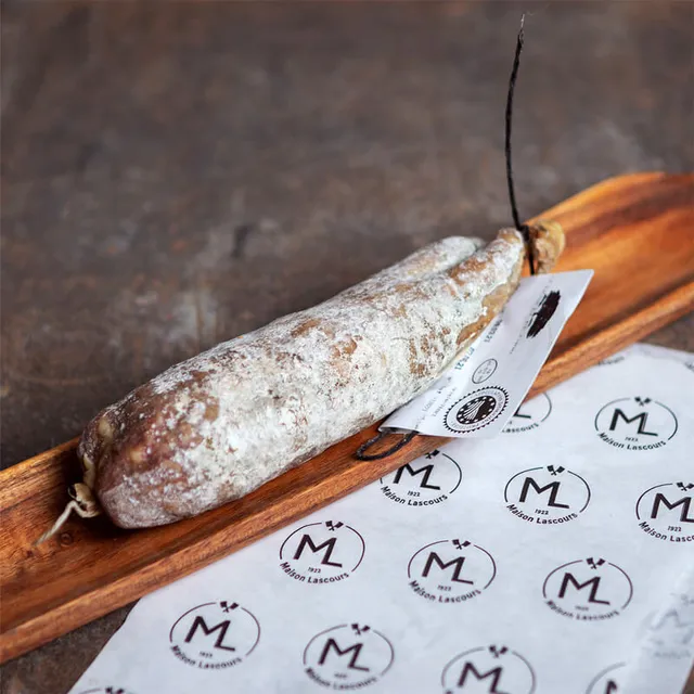 Maison Lascours Saucisson Porc Noir Bigorre 250g sec