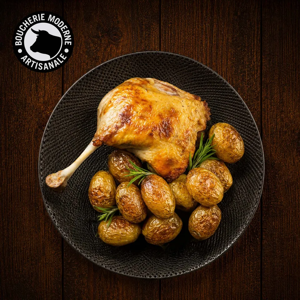 Boucherie Moderne Traiteur Cuisse de canard confite plat 500g
