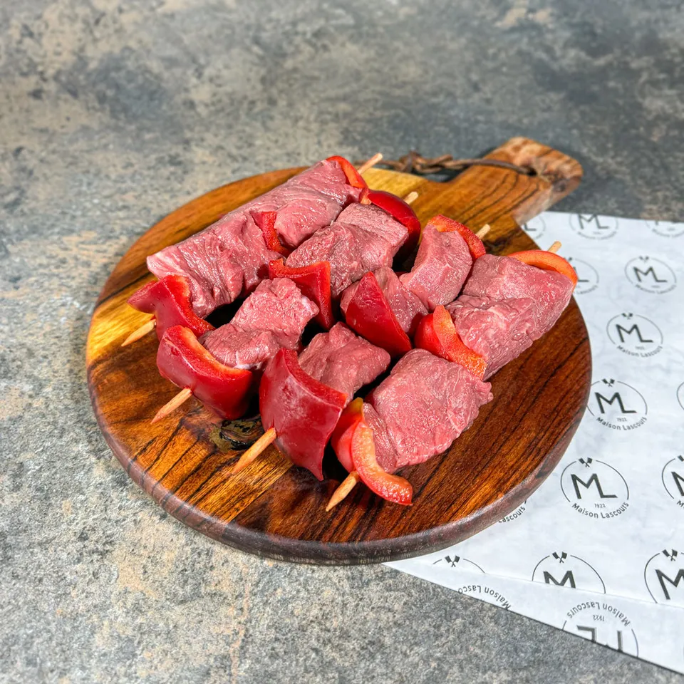 Maison Lascours Viande de Bœuf Brochette de Bœuf 4 x 160 g
