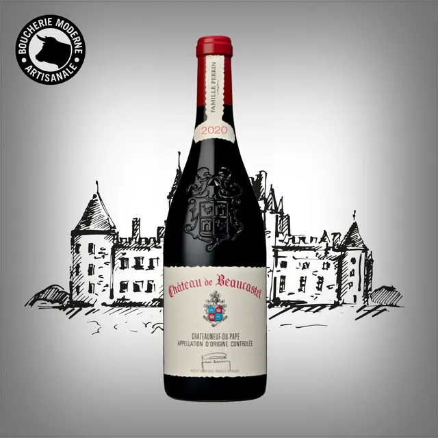 Boucherie Moderne VIN Château de Beaucastel vin rouge 75cl