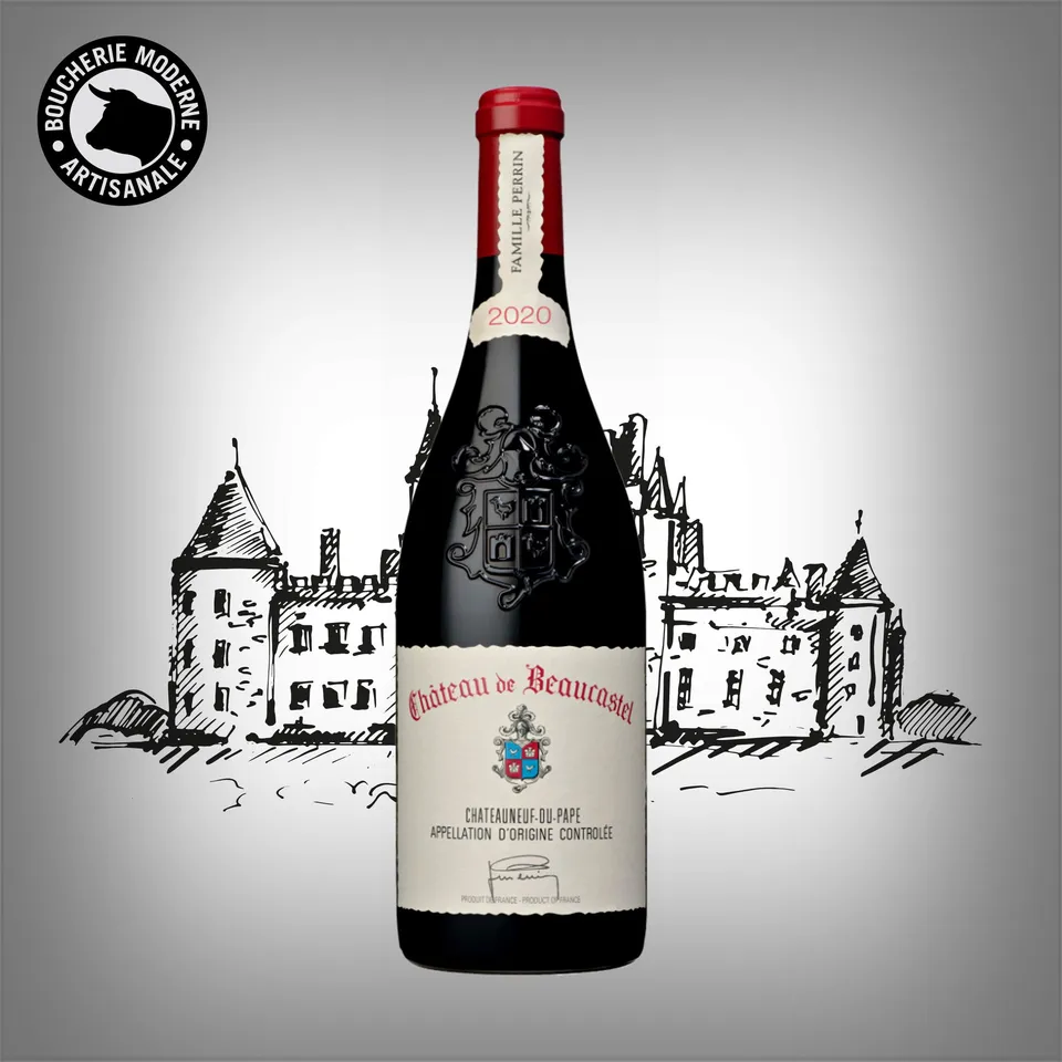 Boucherie Moderne VIN Château de Beaucastel vin rouge 75cl
