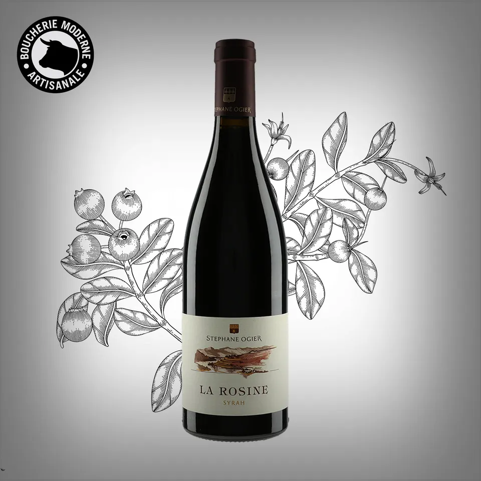 Boucherie Moderne La Rosine vin rouge 75cl fruits noirs