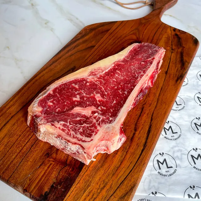 Maison Lascours L-bone de Bœuf Angus viande 600g persillée