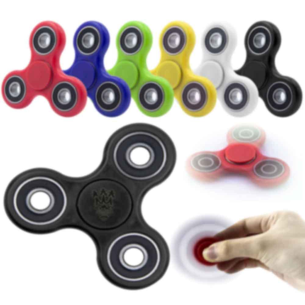 Pro Tri Spinner hand spinner acier ABS anti-stress 80g