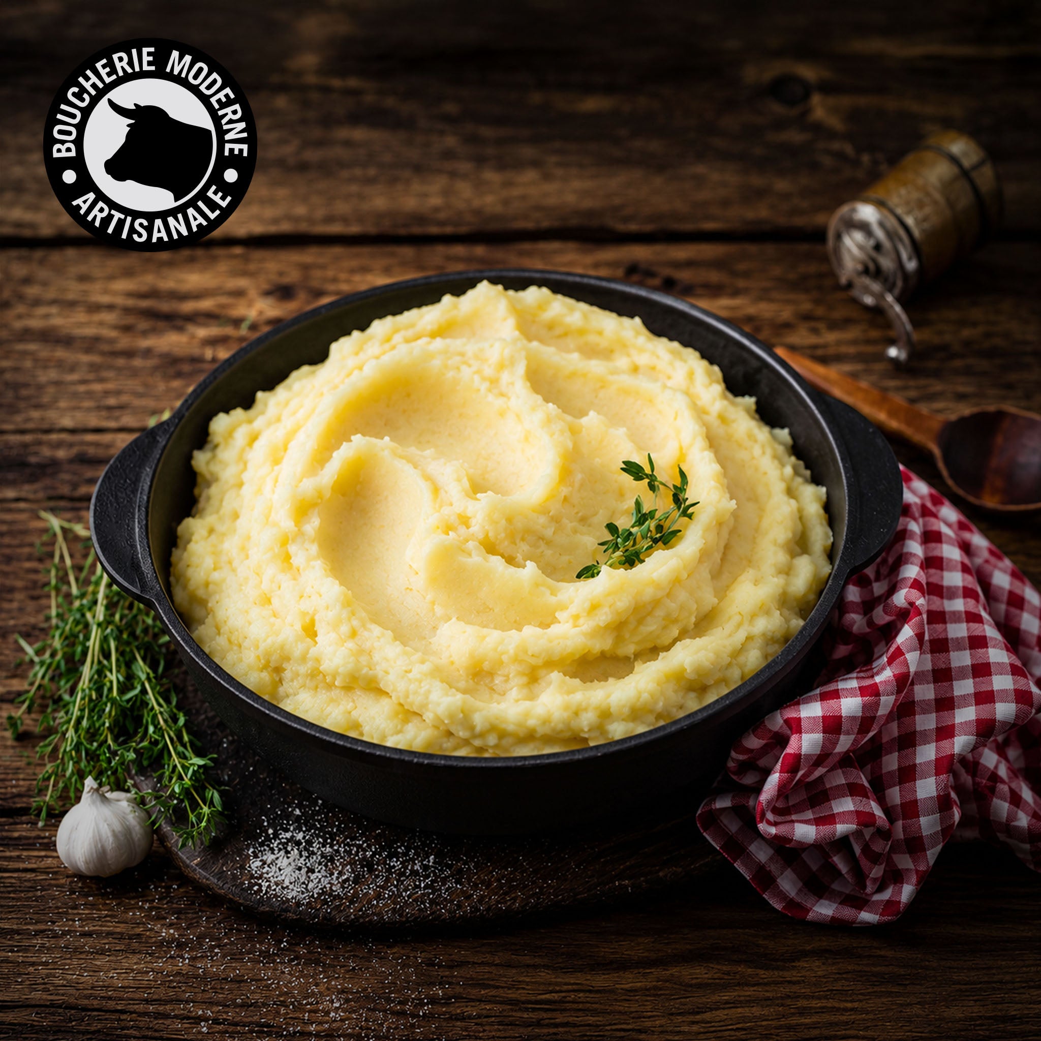 Boucherie Moderne Épicerie Purée Maison 750g beurre