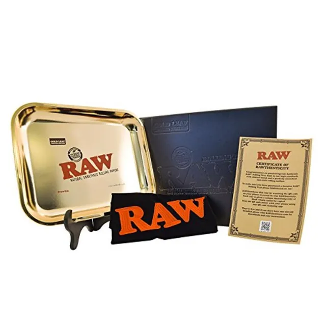 RAW Plateau Roulage Gold 18CT Large 35x28 cm Édition Limitée