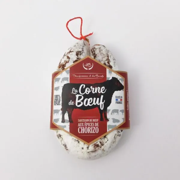 Des Hommes et des Bœufs corne de bœuf Angus chorizo 180 g