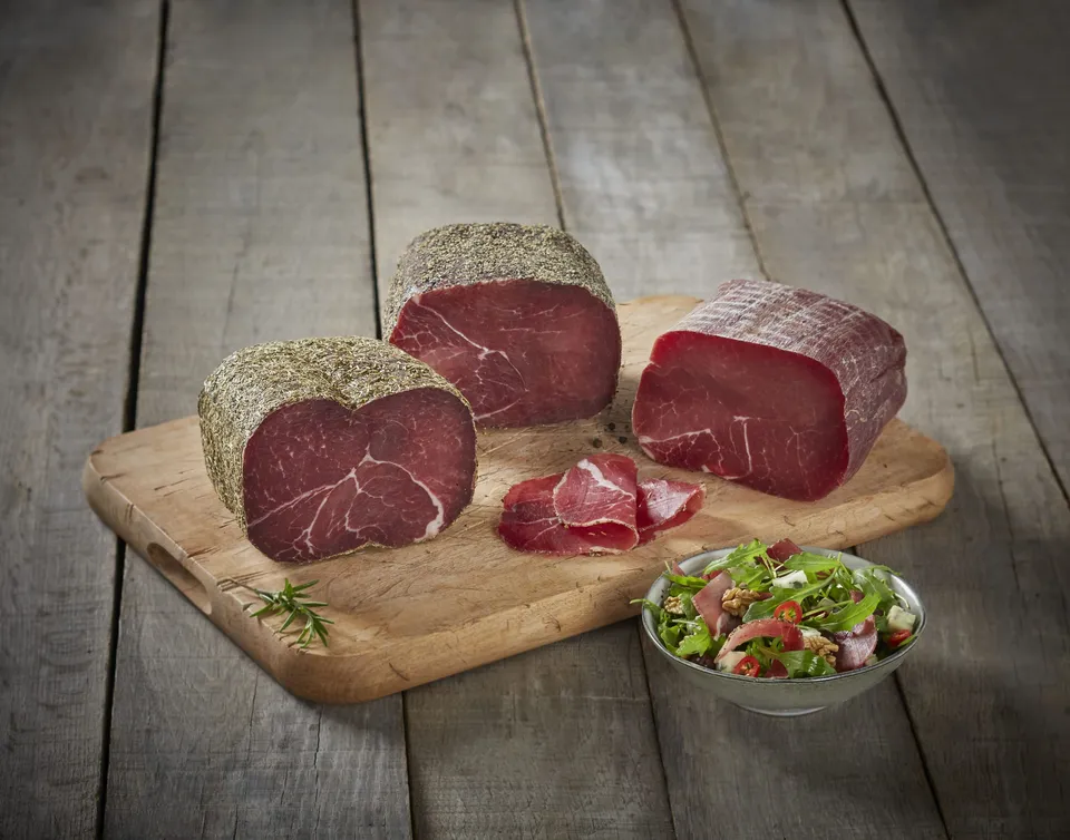 Teyssier Les viandes séchées Demi Noix de Jambon fumée viande séchée