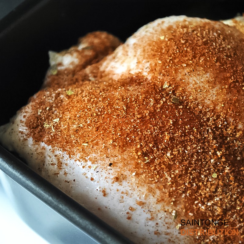 Saintonge Poulet Rôti épices volaille boîte 1 kg