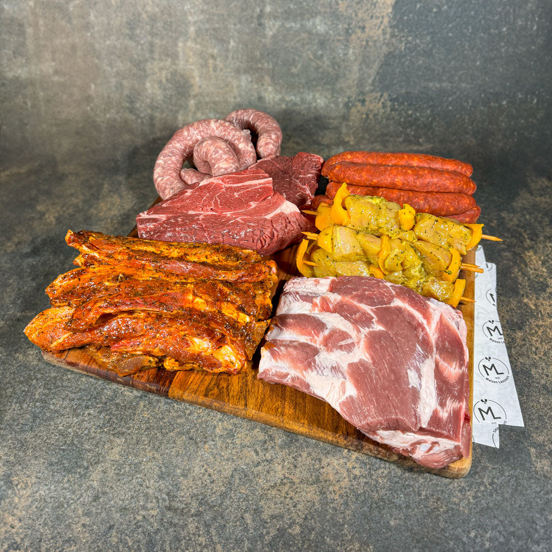 Maison Lascours Colis à Thèmes Colis de l'Été Barbecue colis viande 6 viandes