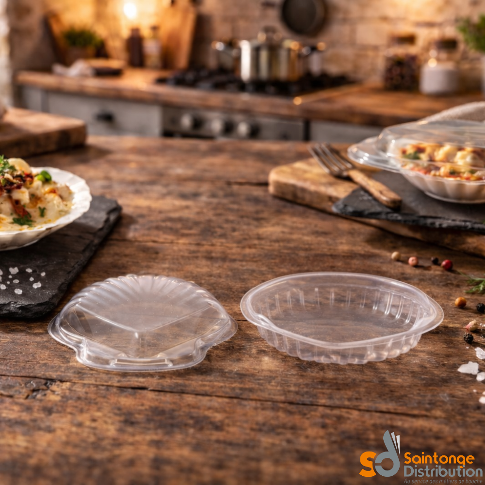 Saintonge Dôme coquille plastique transparent 126x123 x100