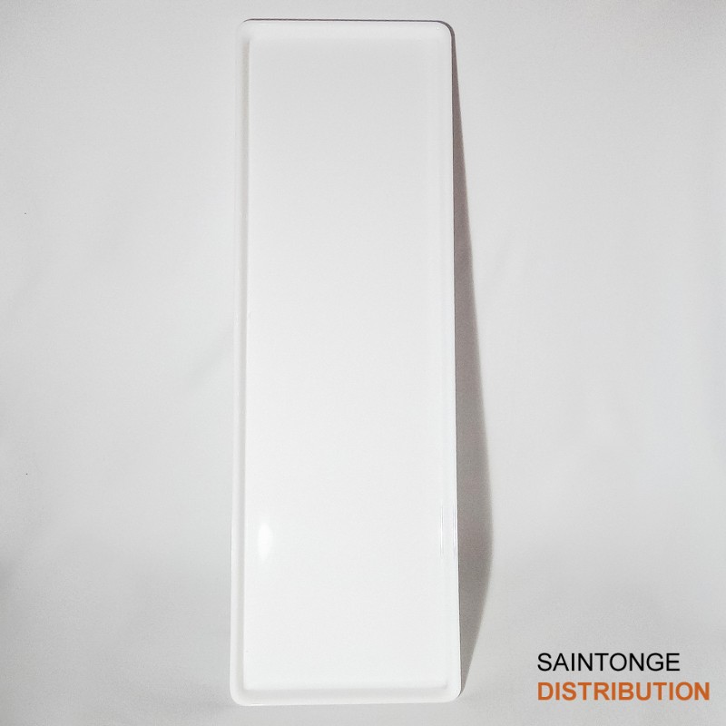 Saintonge Matériel Plat Glacière Blanc PMMA 83x27cm