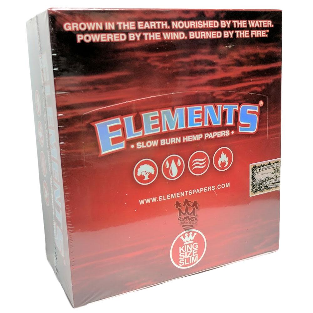 Elements Red King Size Slim feuilles chanvre combustion lente