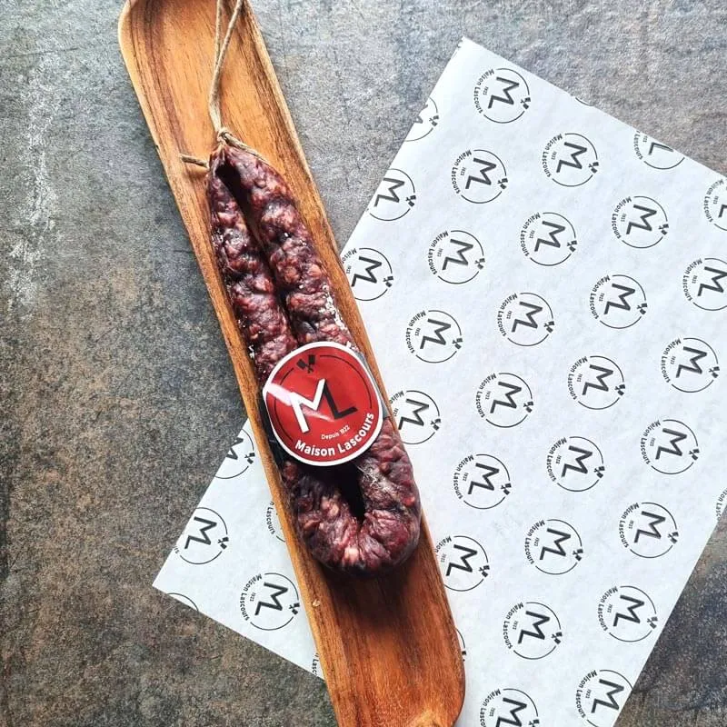 Maison Lascours Saucisse Sèche Foie Porc Aveyron 280g