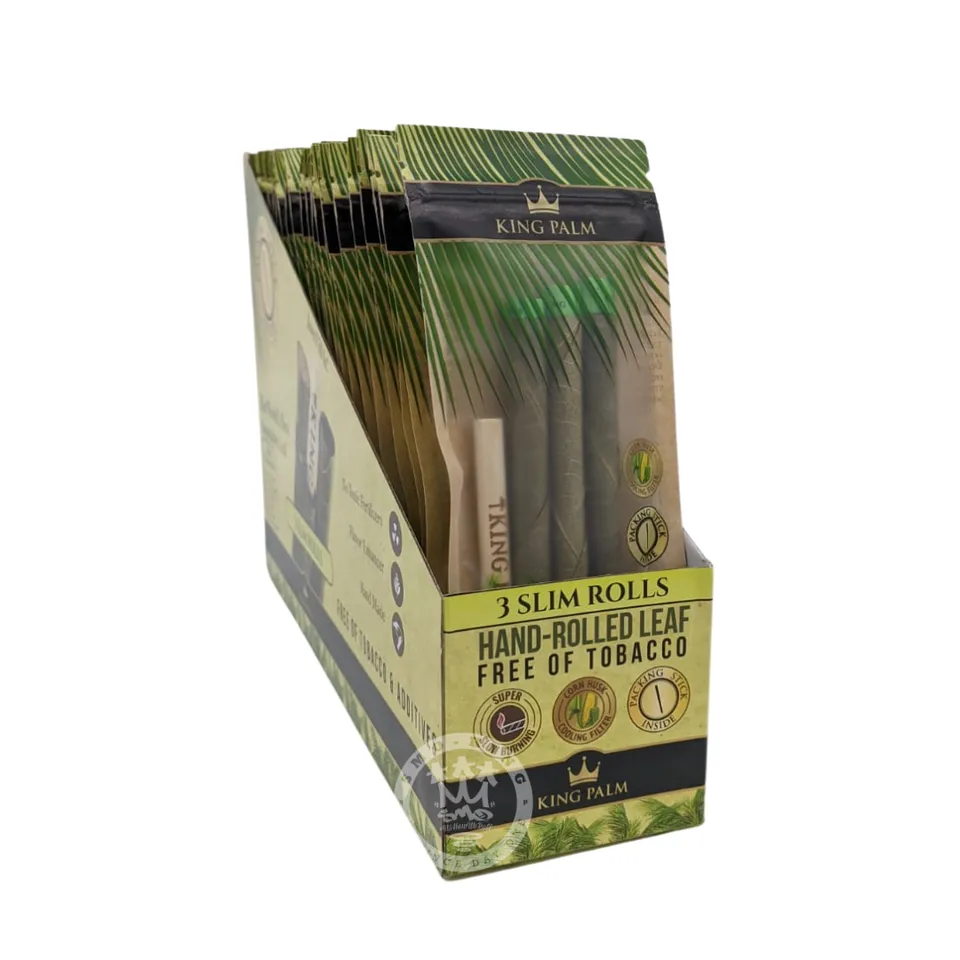 King Palm Slim blunt feuille de palmier pack 3 pré-roulés