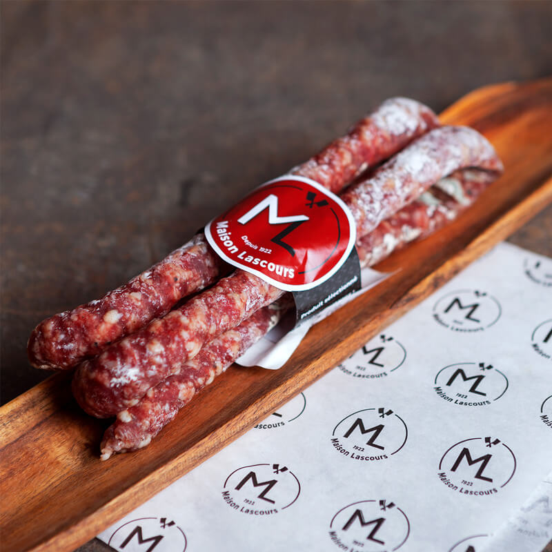 Maison Lascours Fouet Séché des Pyrénées saucisson 1x280g