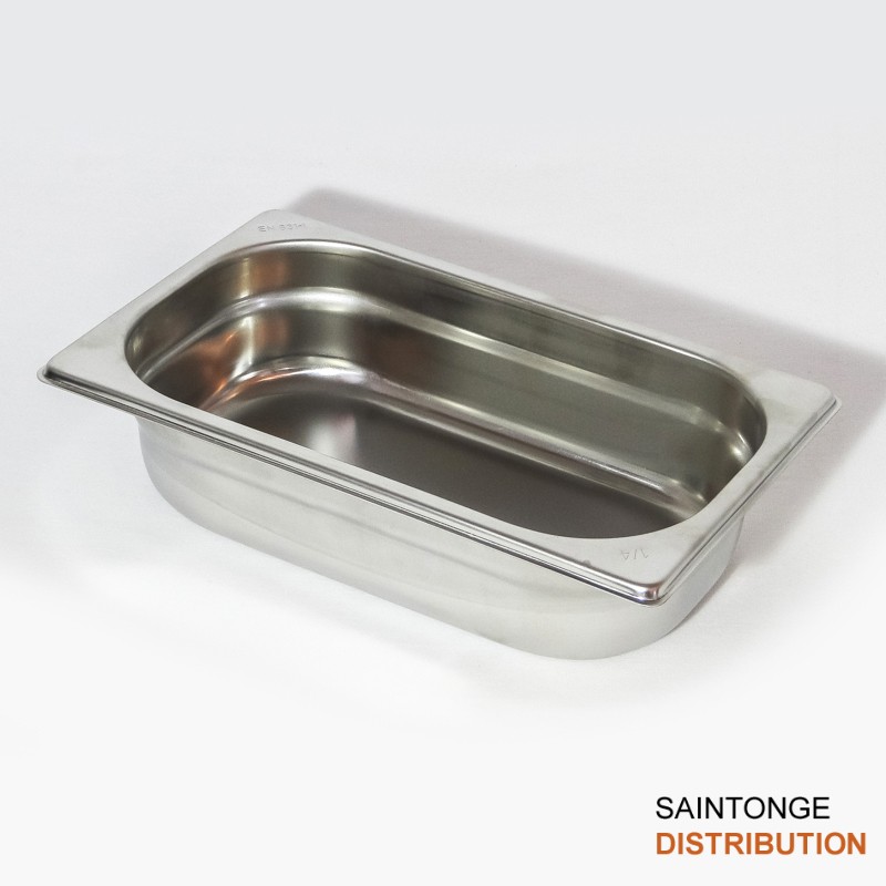 Matériel Bac gastro GN1/4 inox 265x162x65 mm 1,7 L