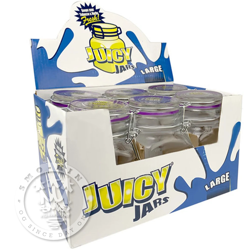 Juicy Jay's Jars lot 6 bocaux verre hermétiques conservation