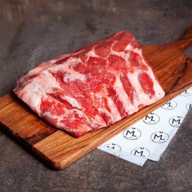 Maison Lascours Viande de Porc Travers 800g barbecue