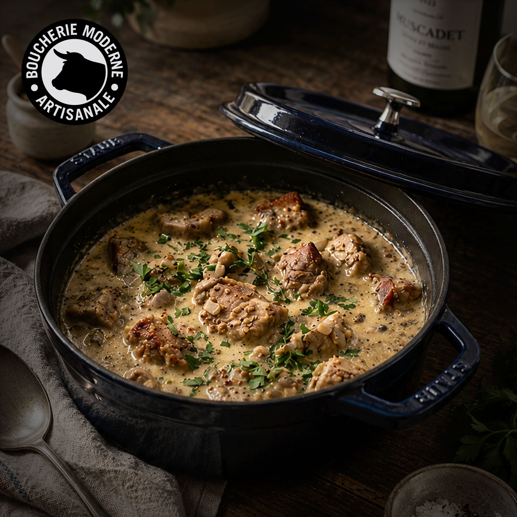 Boucherie Moderne Épicerie Sauté Porc Moutarde 500g