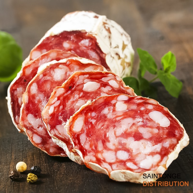 Saintonge Distribution Pack Saucisson Sec assaisonnement 2kg+boyaux