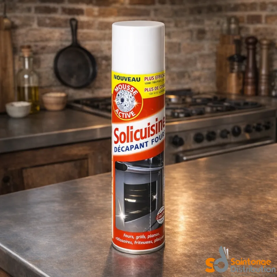 Solicuisine Décapant four aérosol 600 ml graisses cuites