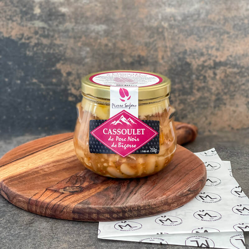Maison Lascours Traiteur Cassoulet Porc Noir Bigorre 750g four